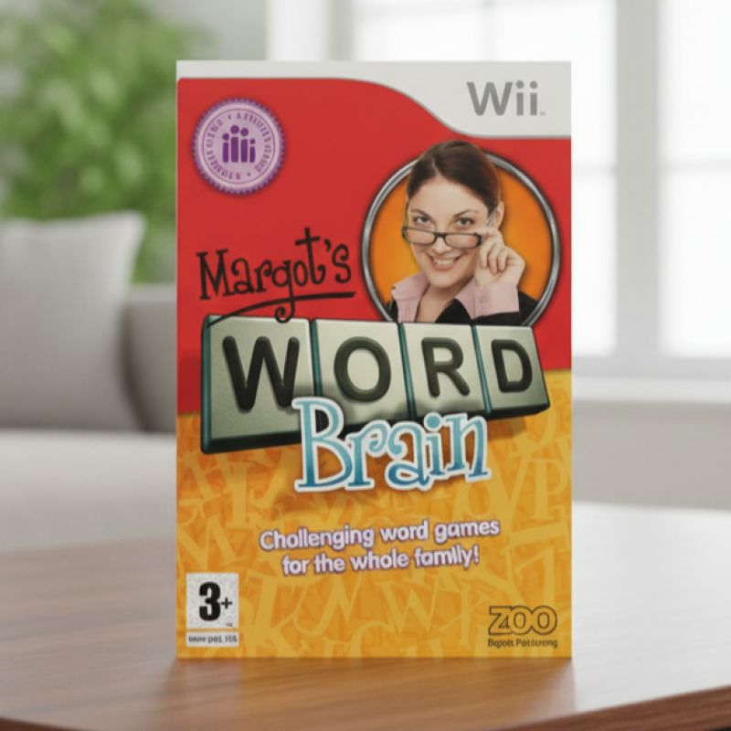 Margot's Word Brain Nintendo DS Game + Lite DSi 3DS | Complete | VGC