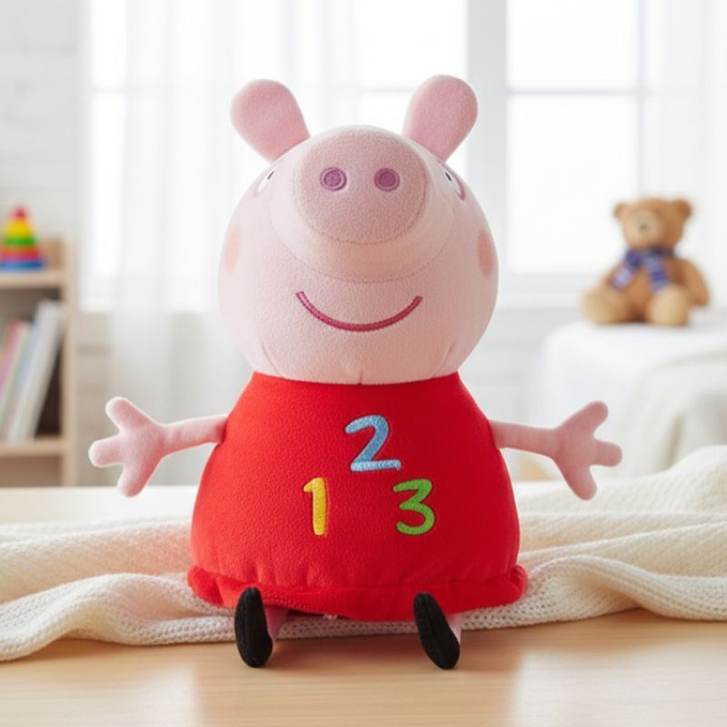 Peppa Pig 123 Plush Toys & Games 35cm | Soft Toys & Games | GUC, No Sounds - Image 3