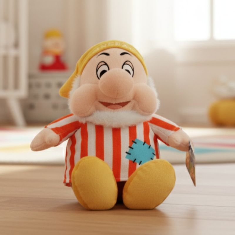 Disney Snow White & The Seven Dwarfs – Sneezy Plush Toy | New with Tag | Collectible - Image 2
