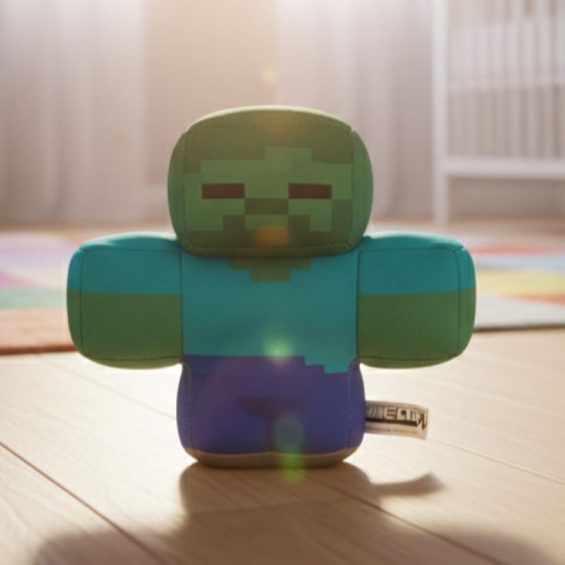 Minecraft 5" Zombie Bag Hanger | New | Collectible Toy | Gamer Gift - Image 2