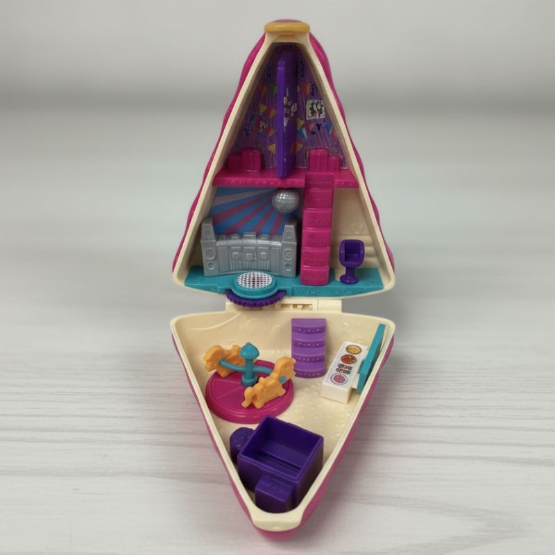 Polly Pocket Birthday Cake Bash Compact – Birthday Slice Playset | VGUC - Image 4