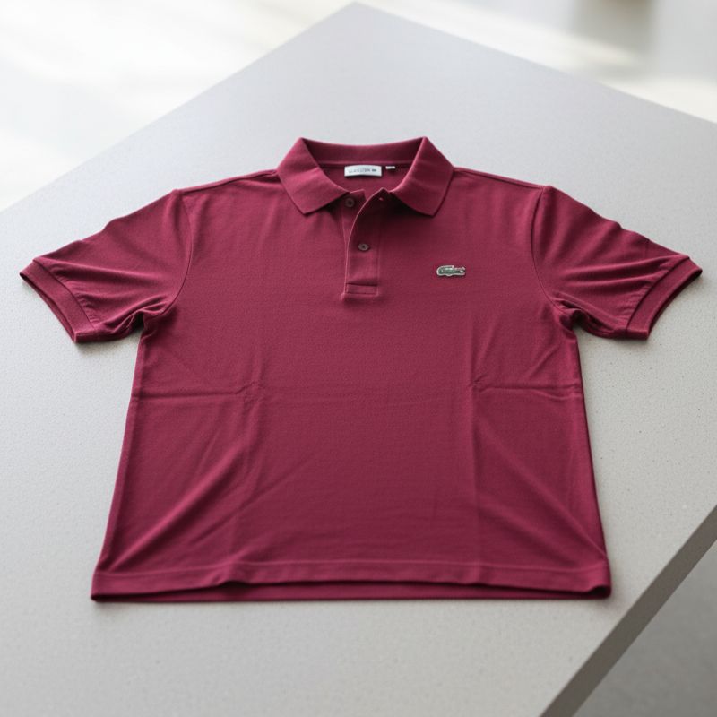 Lacoste Men’s Classic Polo Shirt – Iconic Crocodile Logo | Size L | VGUC - Image 4