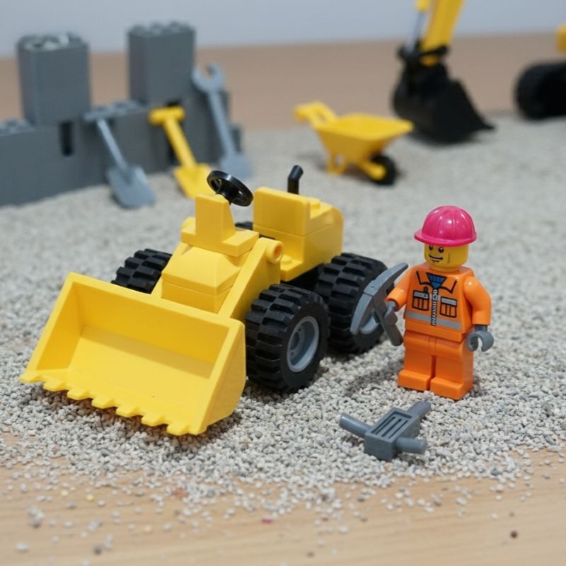 LEGO City Mini Bulldozer (Mini Digger Set) – VGC