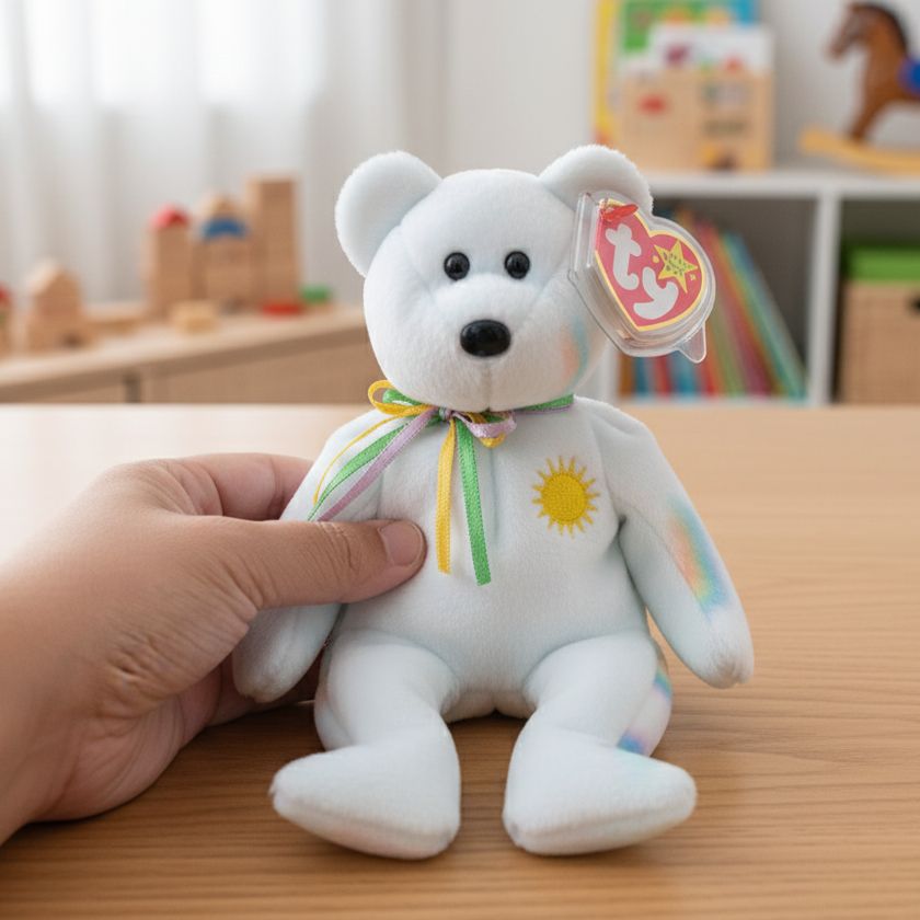 Ty Beanie Baby Cheery the Bear – Christmas Holiday Plush – NEW with Tag