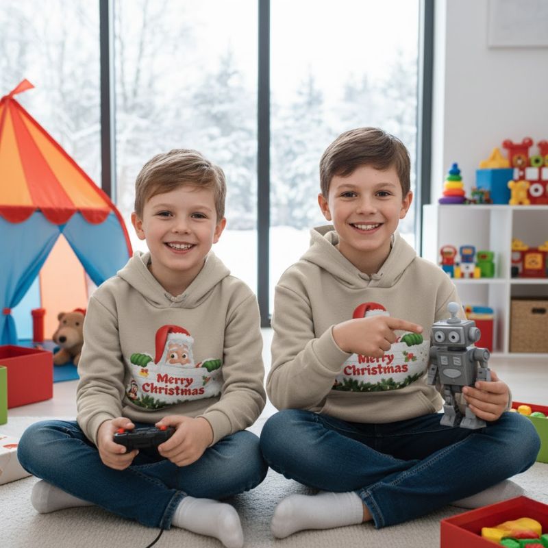 Christmas Hoodie | Unisex Festive Pullover | Eco-Friendly Holiday Apparel - Image 5