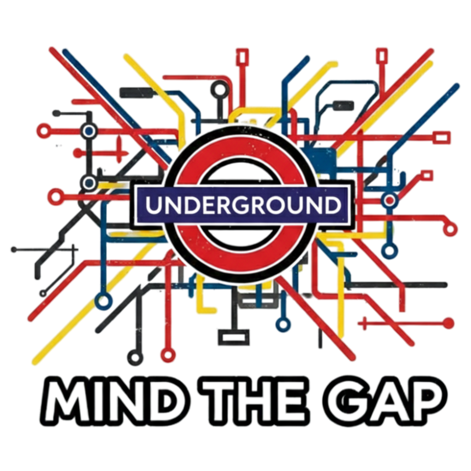 Mind the Gap Hoodie | London Underground Inspired Design - Image 3
