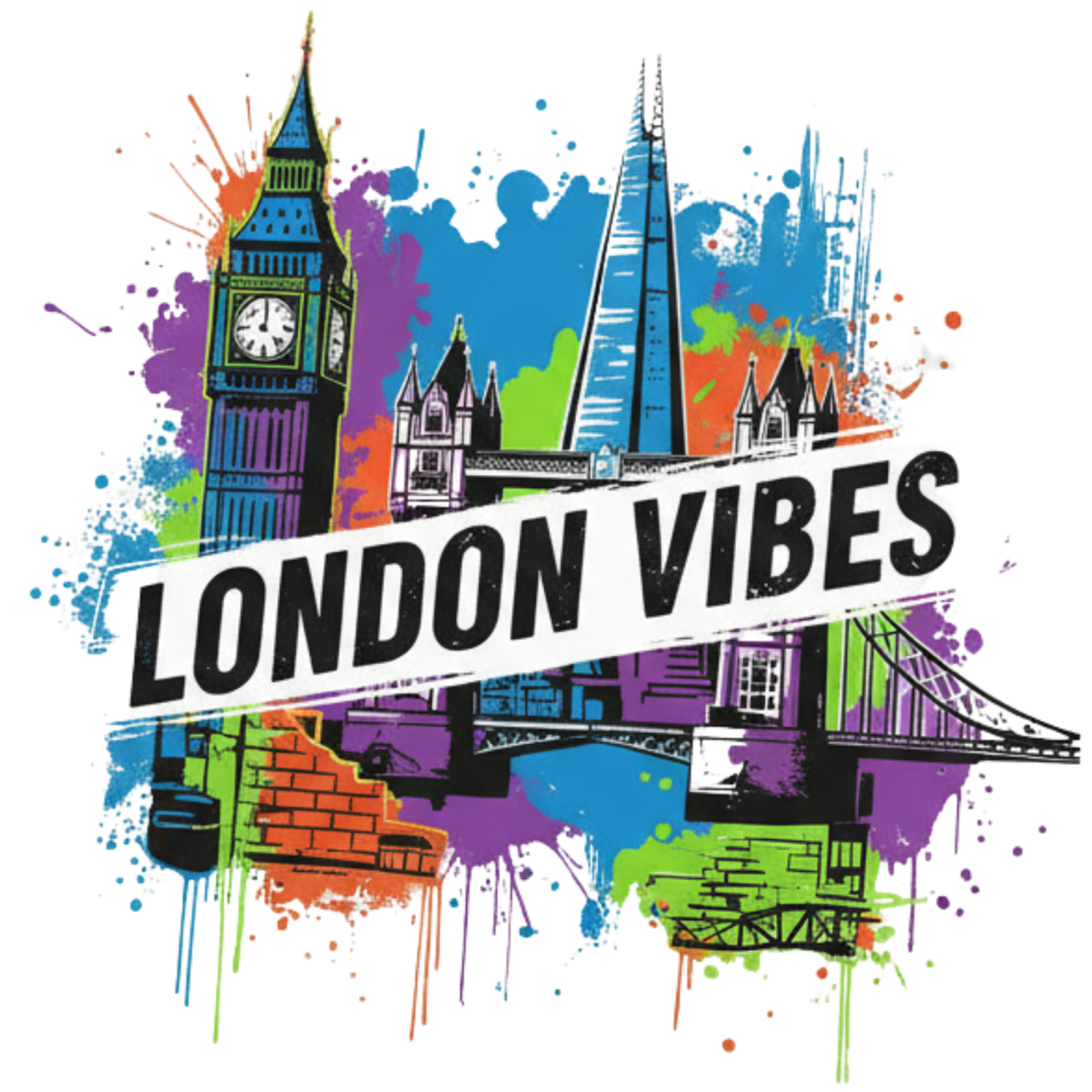 London Vibes Hoodie | Urban Street Style Pullover - Image 5