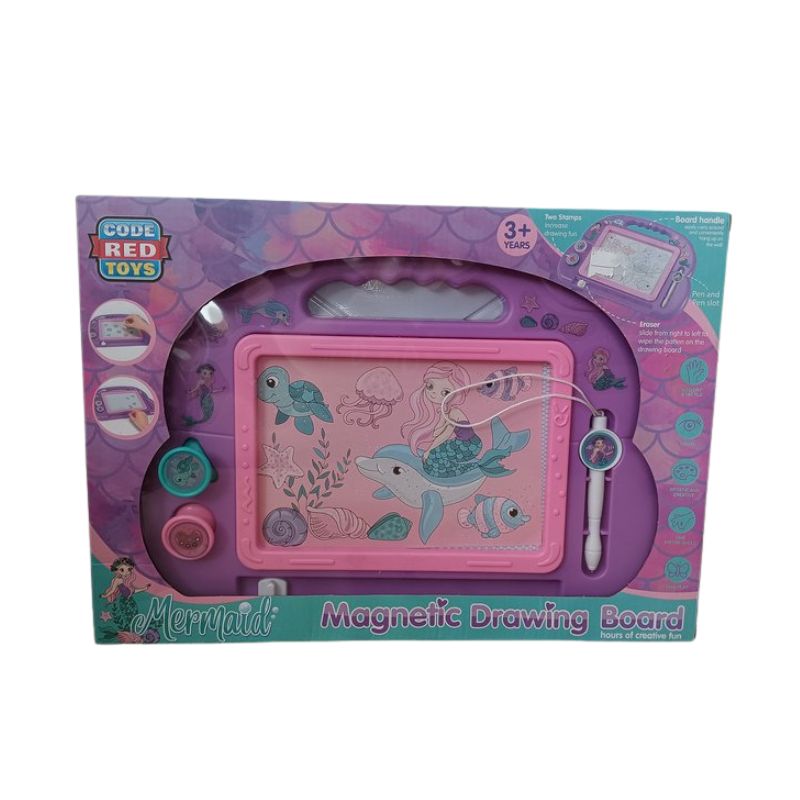 Code Red Toys Mermaid Magnetic Drawing Board – Educational Toy – NEW - Image 3
