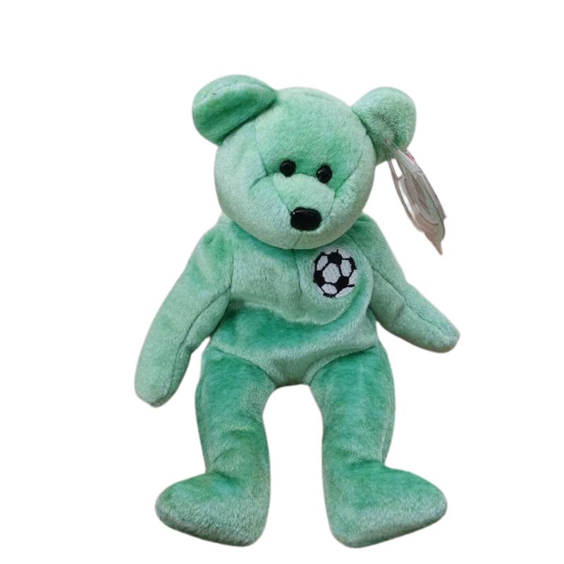 Ty Kicks Bobblehead Bear Beanie Baby Plush – NEW - Image 5