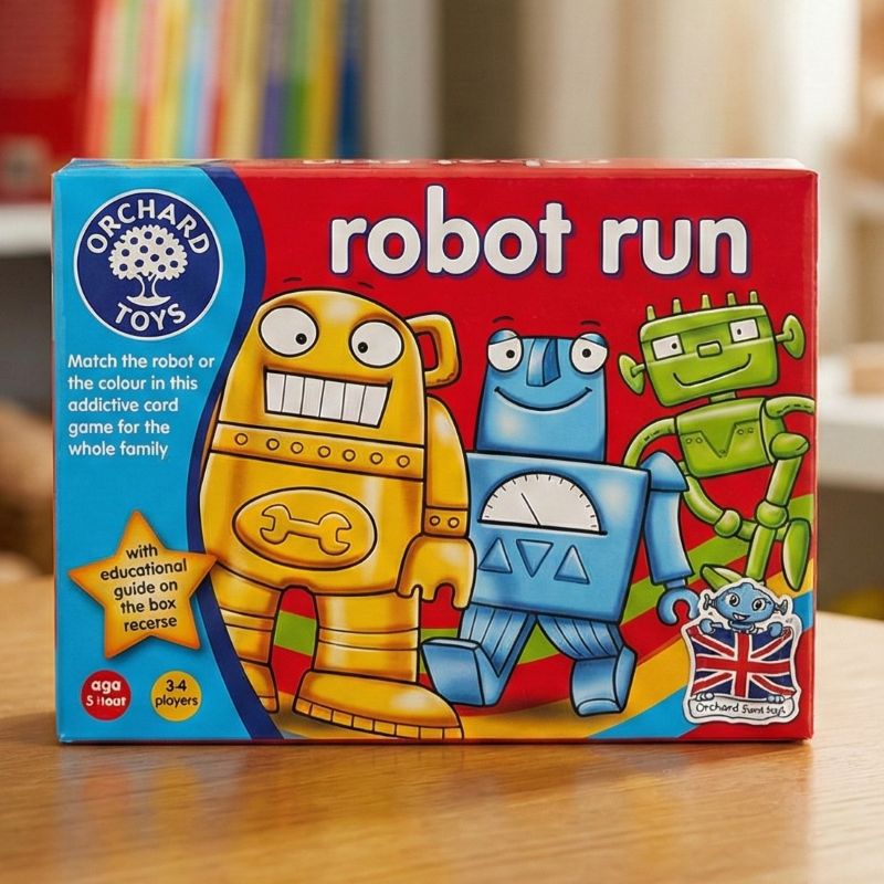 Orchard Toys Robot Run Game – Match Robots & Colours – Family Fun VGC - Image 3