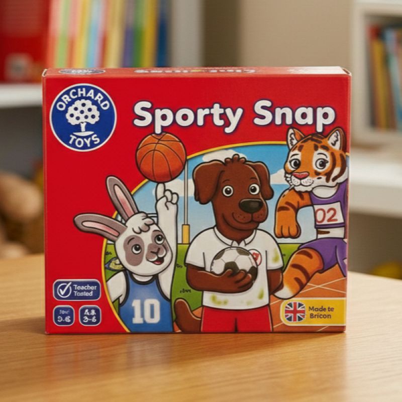 Orchard Toys Sporty Snap Card Game – Fast-Paced Animal Matching VGC - Image 3