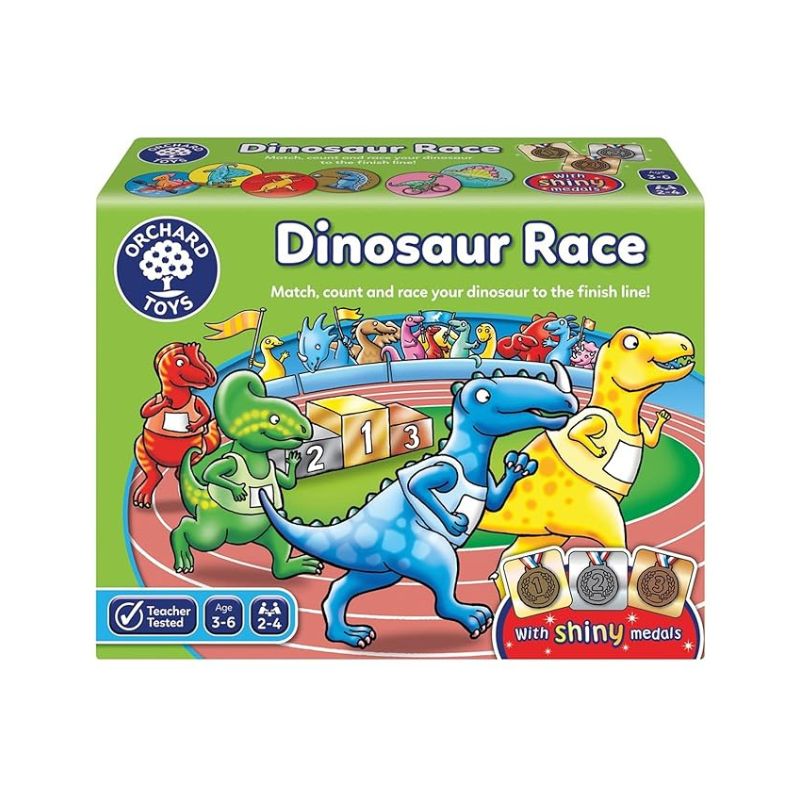 Orchard Toys Dinosaur Race Matching & Counting Game Age 3–6 – VGC - Image 2