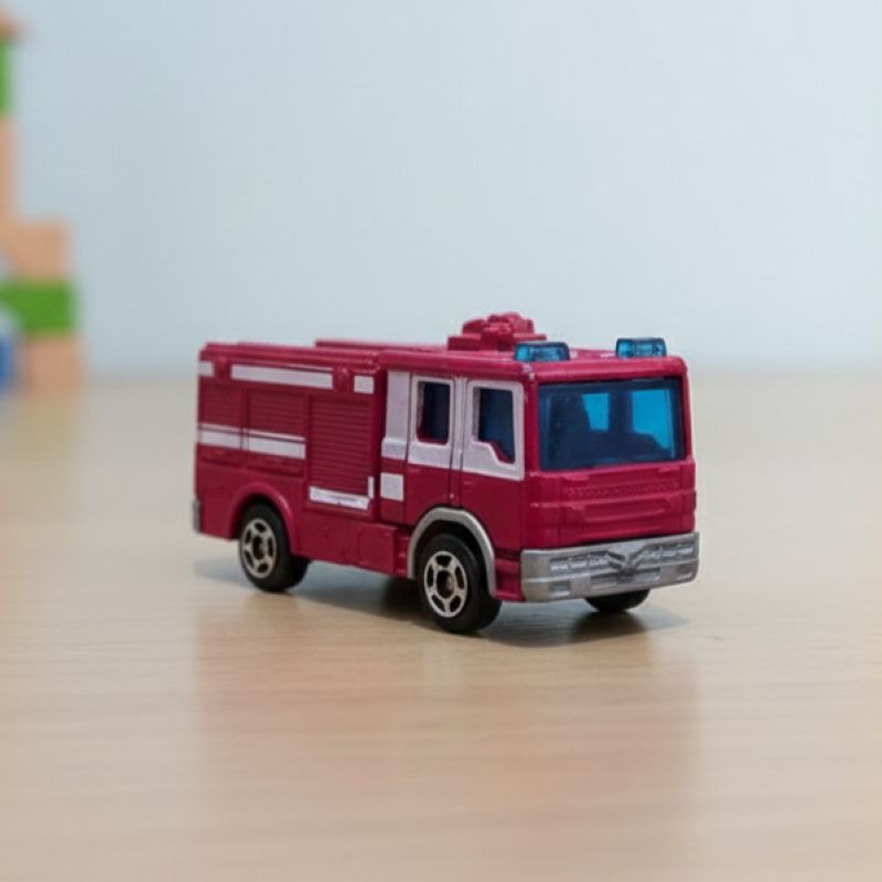 Matchbox 1998 50th Anniversary Dennis Sabre Fire Engine – Die-Cast Toy Truck – VGC - Image 4