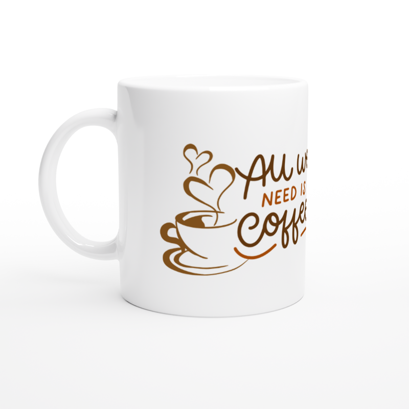 EcoKartUK All We Need Is Coffee Mug | Premium Ceramic - Image 2