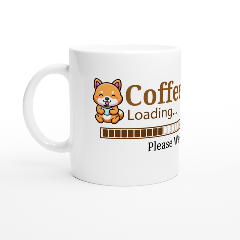 Programming Loading Coffe Coffee Loading Please Wait Mug - Programmer Gift | EcoKartUK