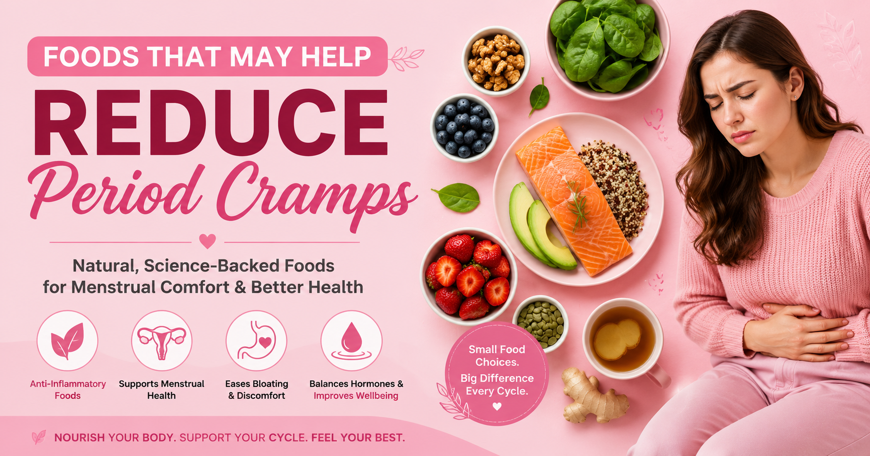 Foods That May Help Reduce Period Cramps