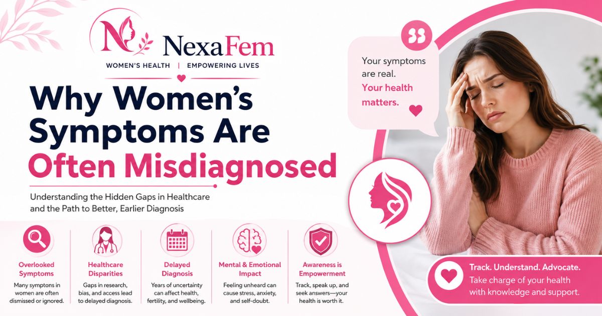 why women's symptoms are often misdiagnosed
