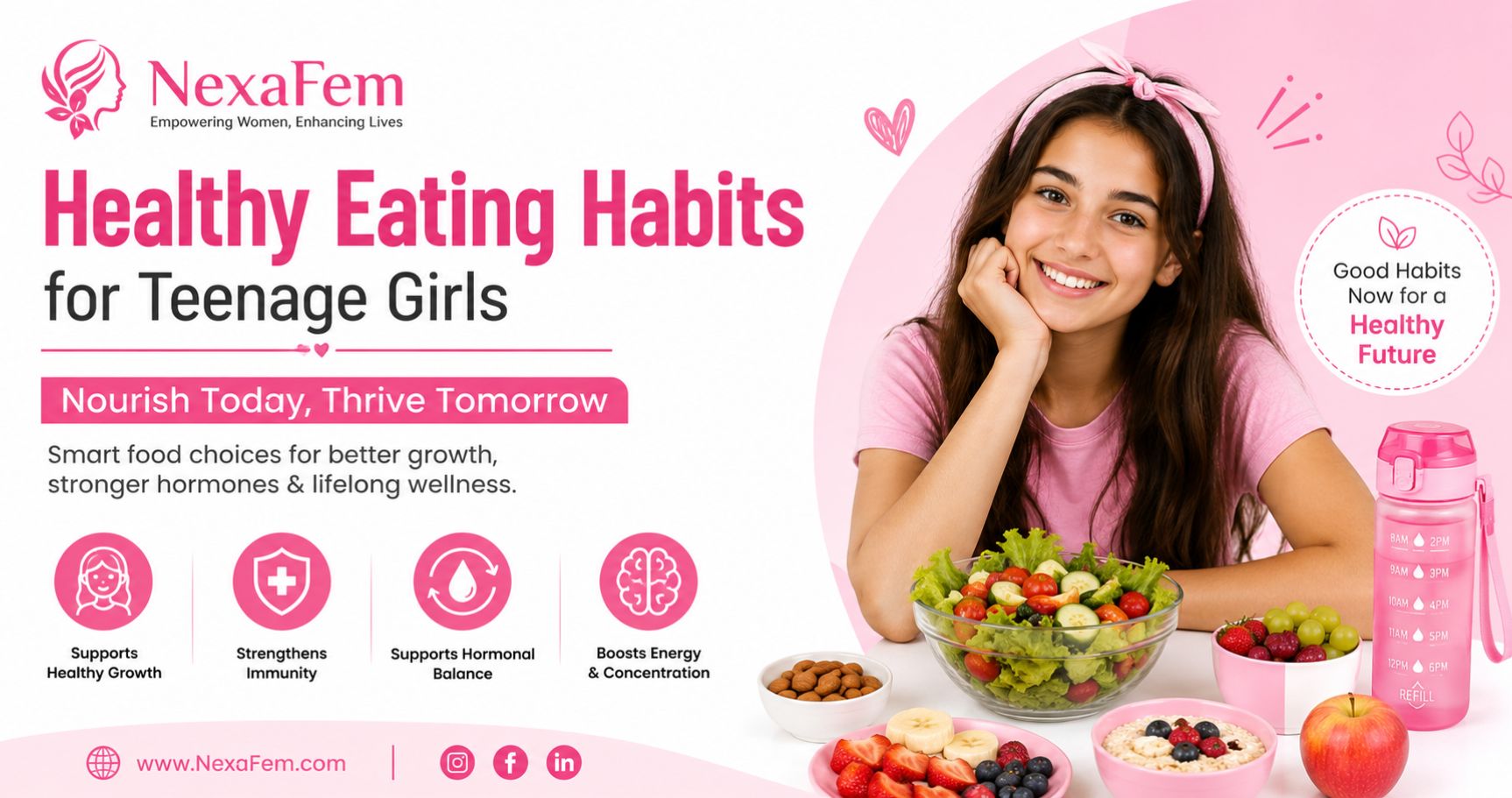 Healthy eating habits for teenage girls