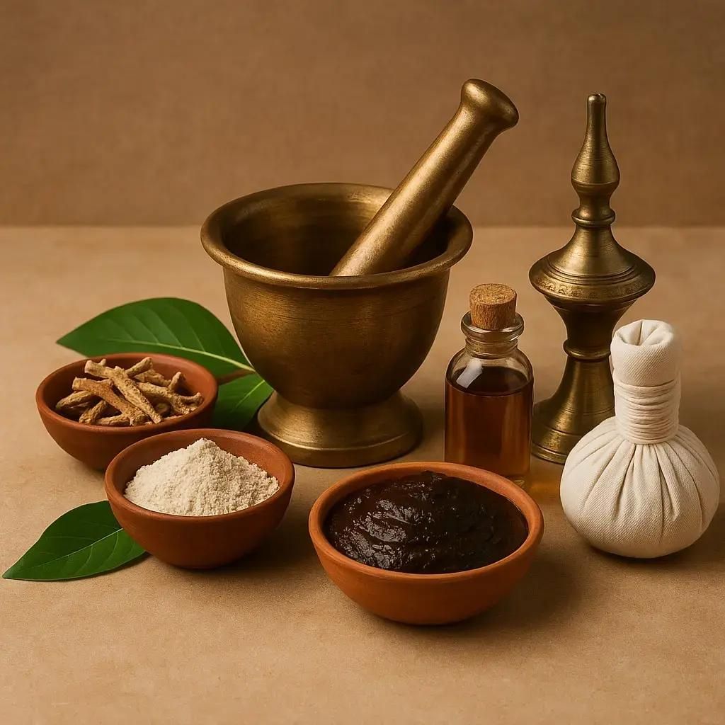Ayurveda herbs and wellness