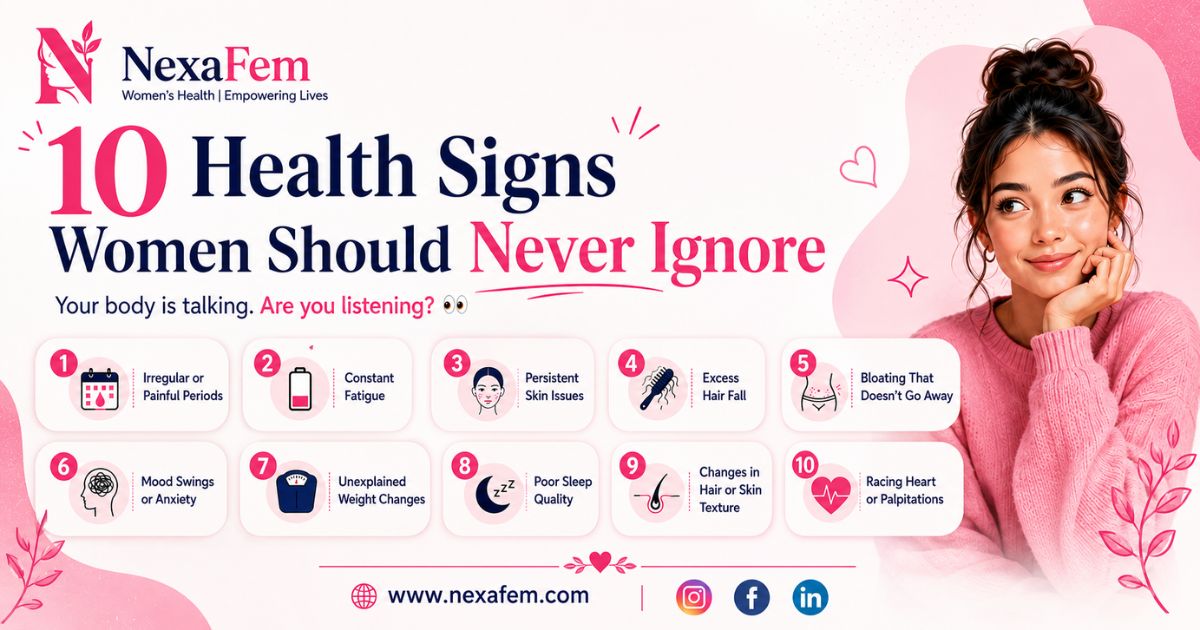 Women's health warning signs