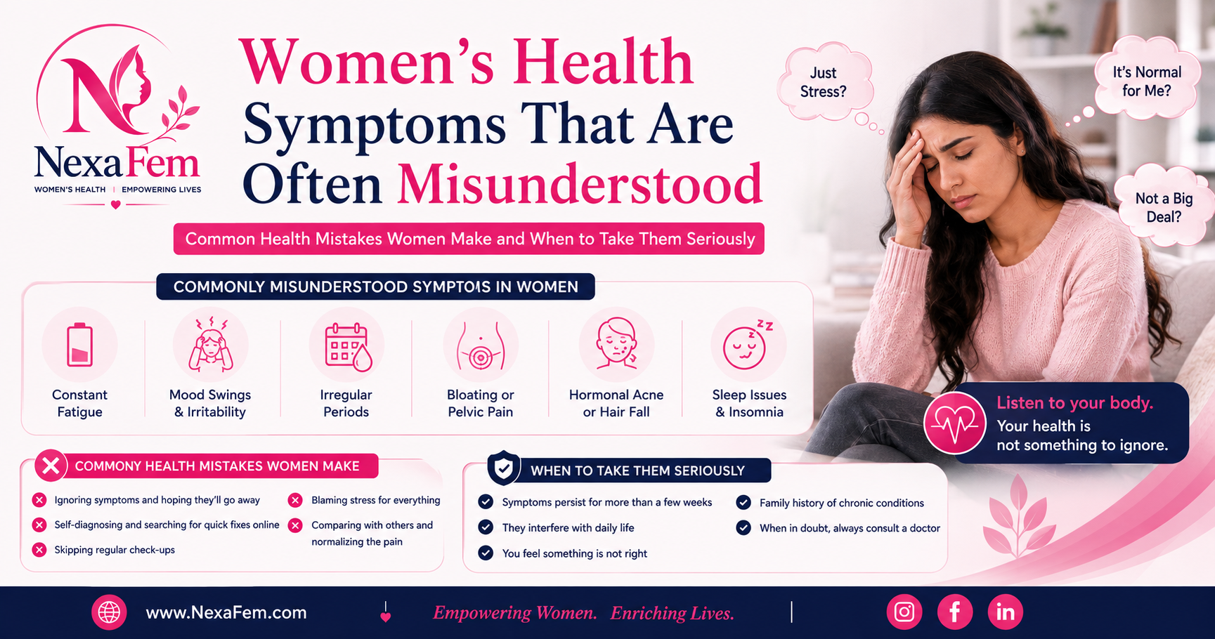 common health mistakes women make
