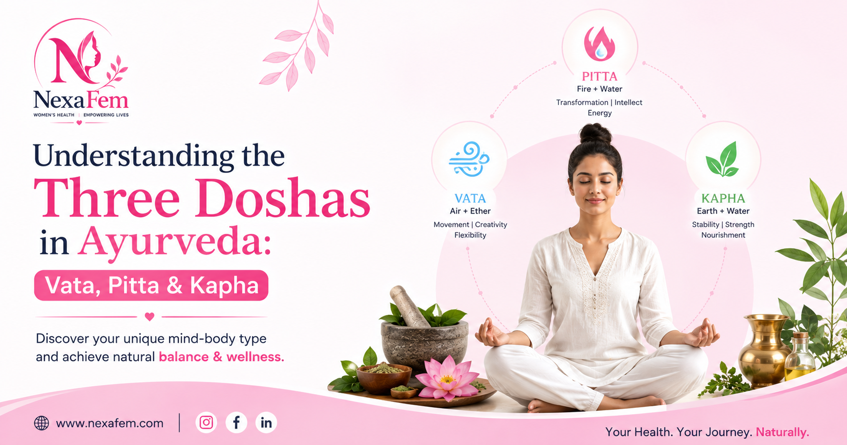 three doshas in Ayurveda