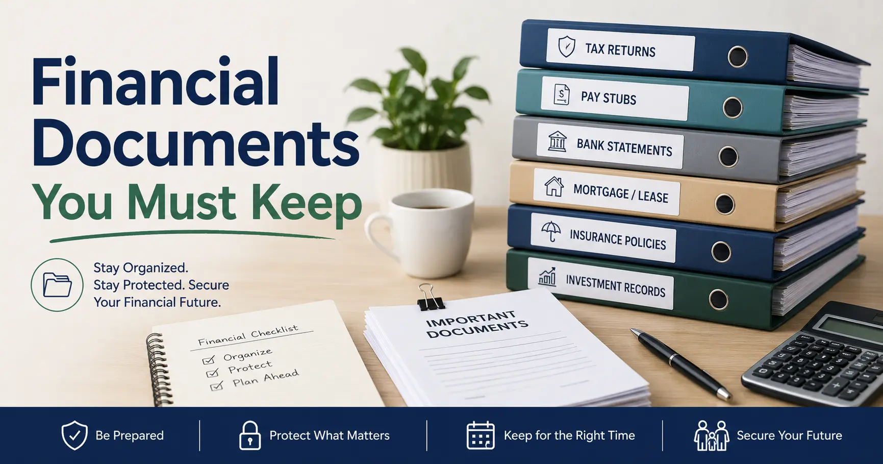 Financial Documents You Must Keep