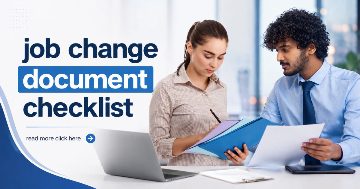 job change document checklist