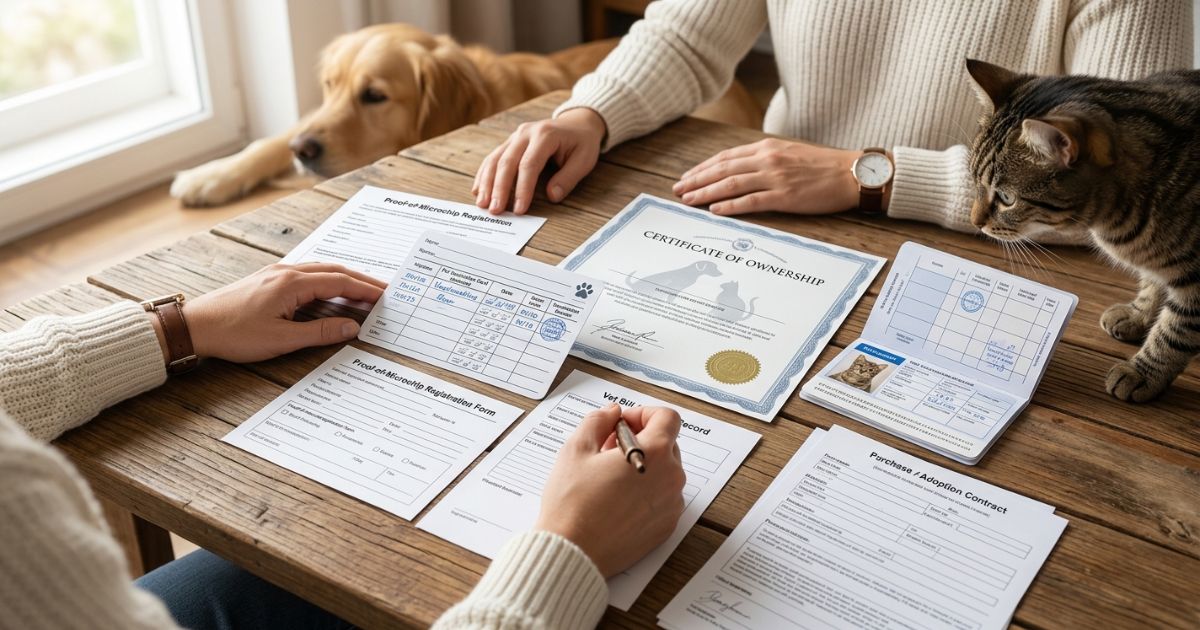 Proof of Pet Ownership Documents