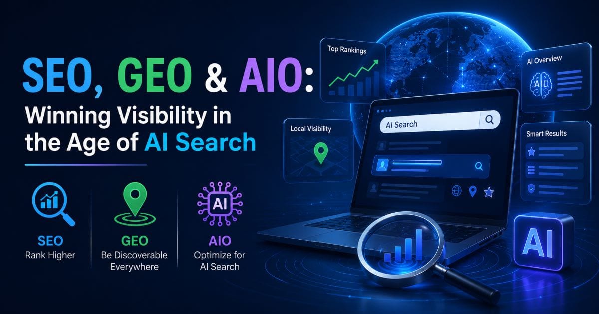 SEO, GEO & AIO: Winning Visibility in the Age of AI Search