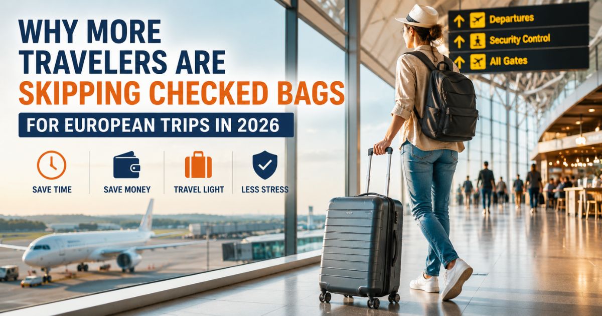 Why More Travelers Are Skipping Checked Bags for European Trips in 2026
